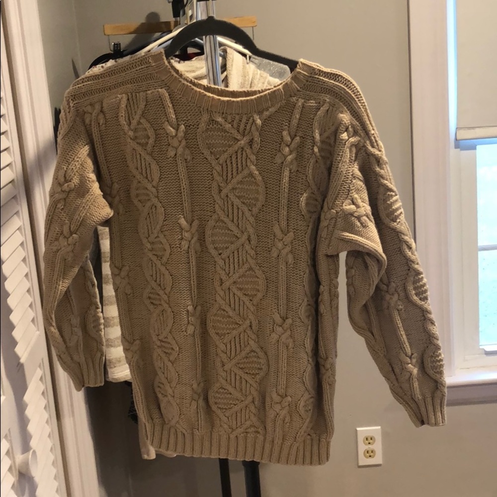 Beige Talbots sweater